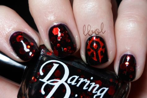 Sylvanas Windrunner, Nail Polish Swatches, For The Horde, World Of Warcraft, Wedding Nails, Cute Nails, Pretty Nails, Of Love, Nail Polish