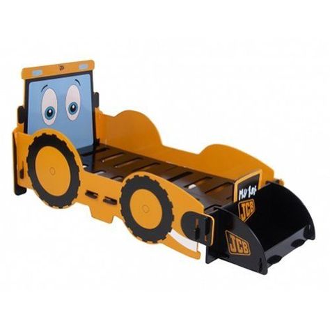 KIDSAW CHILDRENS FIRST JUNIOR TODDLER JCB DIGGER BED FREE SHIPPING! Tractor Bed, Toddler Car Bed, Toddler Bed Frame, High Sleeper Bed, Mid Sleeper, Mid Sleeper Bed, High Sleeper, Toddler Car, Junior Bed