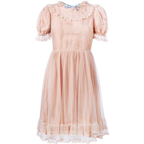 Gucci ruffled short sleeve dress (€4.235) ❤ liked on Polyvore featuring dresses, pink frilly dress, pink dress, flounce dress, ruffle dress and pink short sleeve dress Melanie Martinez Dress, Melanie Martinez Outfits, Gucci Dress, Frilly Dresses, Cloth Dress, Gucci Gucci, Fashion Fits, Girly Outfits, Melanie Martinez