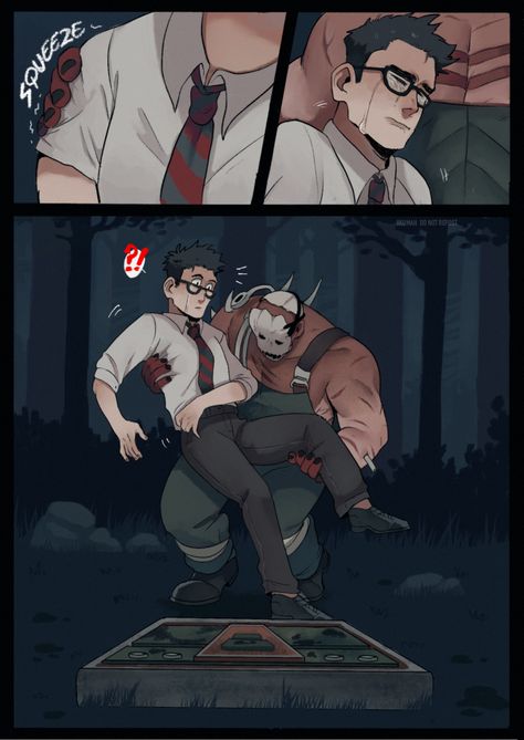 Dbd X Y/n, The Trapper X Dwight, Dbd Dwight X Trapper, The Unknown Dbd, The Trapper Dbd, Dwight X Trapper, Dwight Dbd, Trapper Dbd, Dead By Daylight Killers