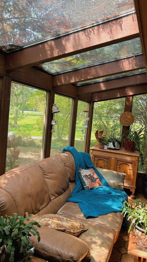 Tiny Home Aesthetic, Mid Century Western, Up House, Dream House Interior, Covered Porch, House Room, Western Decor, House Goals, Dream Decor