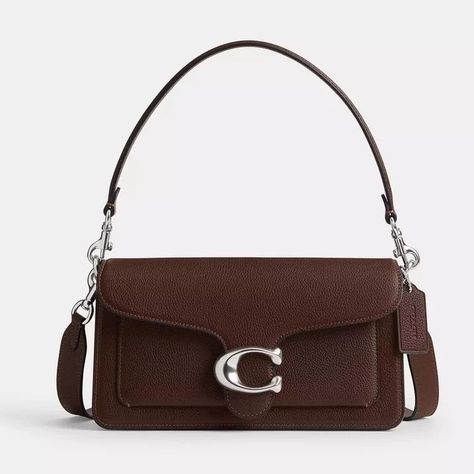 Luxury Bags Estimated Price Range: $290-$390. We'll confirm the exact price at the time of your query due to market fluctuations. #coach #coachbag #coachtabbybag #luxurybags #bag #bagsforsale Coach Tabby 26, Coach Tabby Shoulder Bag, Tabby Shoulder Bag, Coach Tabby, Hand Style, Structured Bag, Structured Design, Polished Pebble, Large Wallet