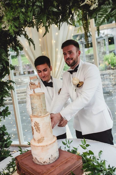 The Grooms Wore Velvet Tuxedos to Their Micro-Wedding at a Castle in Northern Ireland - Over The Moon Lough Eske Castle, Groom Wear, Micro Wedding, Castle Wedding, Great Photographers, A Castle, Real Couples, Morning Wedding, Green Gifts