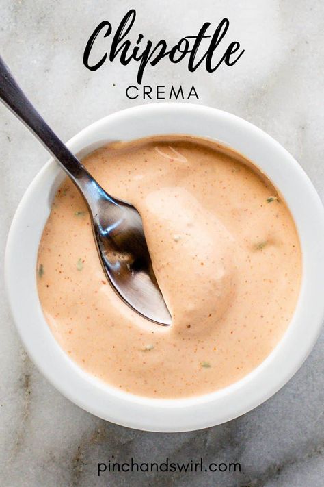 Chipotle Crema Taco Sauce Recipe, Chipotle Sauce Recipe, Chipotle Mayo Recipe, Shrimp Taco Sauce, Burrito Sauce, Taco Sauce Recipes, Southwest Sauce, Vegan Greek Yogurt, Creamy Chipotle Sauce