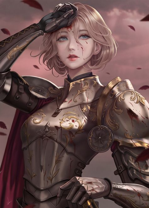 Blonde Female Knight Art, Blonde Knight Female, Knight Princess Art, Female Knight Character Design, Knight Woman Art, Woman Knight Art, Lady Knight Art, Female Knight Oc, Medieval Woman Art