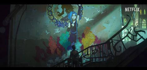 Jinx Mural, Space Dragon, League Of Legends Poster, Arcane Season 2, Schrödinger's Cat, Lol Champions, Teen Vogue, Laptop Wallpaper, Wallpaper Pc