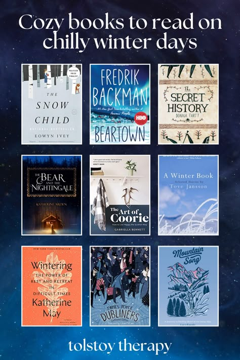 Winter Fantasy Books, Cozy Winter Books, Winter Reading List, Winter Books To Read, Books To Read In Winter, Cosy Books, Novel Suggestions, Books For Winter, January Reading