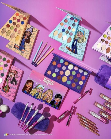 Bratz x Revolution Beauty Makeup Collaboration Coming Soon! (UPDATED 06/13/21) — Lookin' Bratz — The Ultimate Bratz Fansite Makeup Palette Collection, Anastasia Makeup, Bratz Makeup, Revolution Makeup, Bratz Girls, Makeup Pallets, Disney Makeup, Pink Galaxy, Makeup Supplies