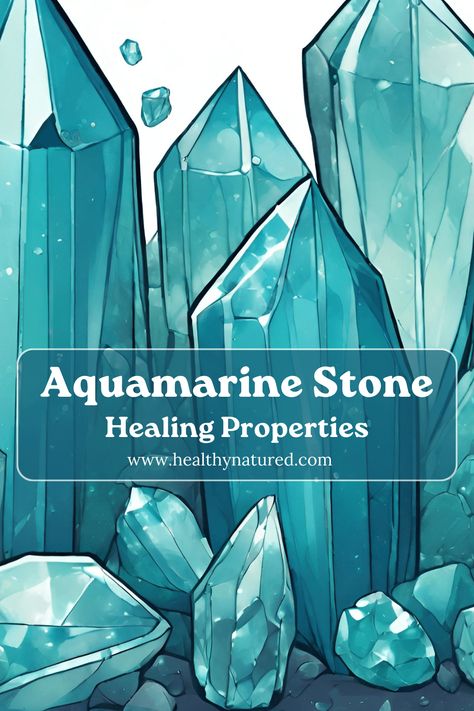 Hey everyone! Did you know that aquamarine crystals are believed to have powerful metaphysical healing properties? This beautiful gemstone is said to promote courage, clarity, and emotional balance, making it a great tool for meditation and spiritual growth. Have you experienced the healing benefits of aquamarine? Share your thoughts with us! #aquamarine #crystals #metaphysicalhealing #spiritualgrowth "With Love and Light, Healthy Natured" www.healthynatured.com Aquamarine Crystal Meaning, Aquamarine Benefits, Aqua Marina, Aqua Stone, Crystal Properties, Metaphysical Healing, Crystals Healing Properties, Crystals Healing, Gemstone Meanings