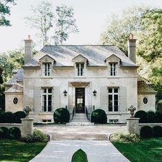 The (New) Heights House Plans French Revival House, French House Plans, Modern French Provincial, French Country Exterior, Provincial Home, French Provincial Style, French Style Homes, Casa Country, Lots Of Windows