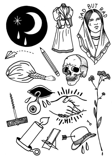 http://wrktgs.tumblr.com/ Tattoo Old School, Inspiration Tattoos, Tattoo Flash Sheet, Old School Tattoo Designs, Dark Tattoo, Tattoo Flash Art, Flash Art, Mandala Tattoo, Tattoo Flash