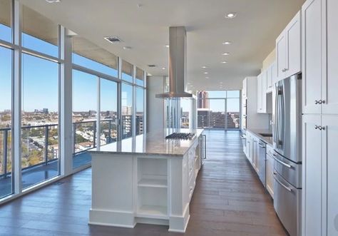 High Rise Apartment, Uptown Dallas, Dallas Apartment, Dream House Aesthetic, High Rise Apartments, Apartment Luxury, Apartment Goals, Dream Life House, Residential Apartments