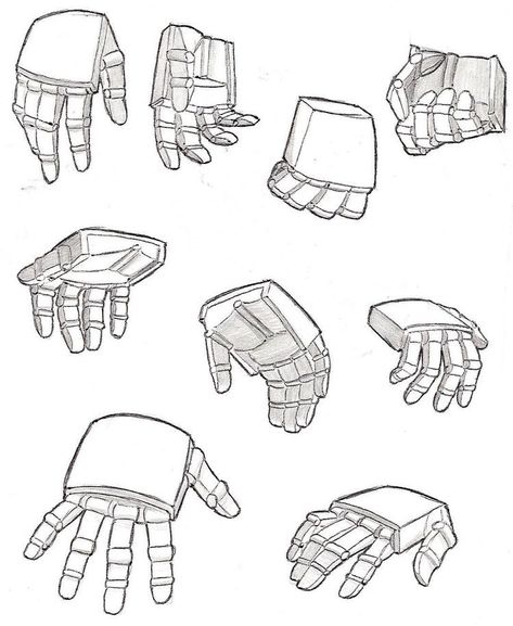 Mechanical Arm Drawing, Robot Hand Drawing, Hand Drawing Ideas, Robot World, Hand Study, Transformers Drawing, Hand Sketches, Kartu Pokemon, Robot Design Sketch