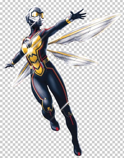 Vespa Marvel, Ant Man Wasp, The Wasp Marvel, Daredevil Characters, Black Fairies, Wasp Avengers, Wasp Marvel, Ant Man Marvel, Powered Exoskeleton