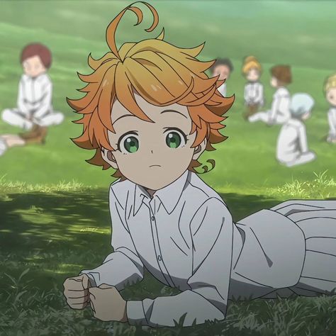 Happy birthday Emma 🍁 8/22 (via, The Promised Neverland) 🧺 約ネバ ThePromisedNeverland 約束のネバーランド エマ Anime High School, Promise Neverland, Animes To Watch, The Promised Neverland, Promised Neverland, Anime Reccomendations, Darling In The Franxx, Iconic Photos, An Anime