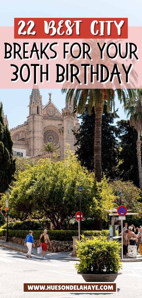 Celebrate your 30th birthday with an unforgettable city break. Explore the best destinations, unique experiences, and must-see attractions for an epic milestone celebration. City Breaks Europe, Best Cities In Europe, Best City, City Breaks, Cities In Europe, Unique Experiences, City Break, Best Cities, Amazing Destinations