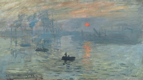 Claude Monet Hd Wallpapers For Pc 4k Famous Impressionist Paintings, Impression Sunrise, Impressionism Monet, Istoria Artei, Claude Monet Paintings, Claude Monet Art, Berthe Morisot, Most Famous Paintings, French Paintings