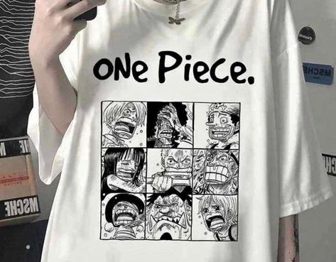 Oversized Tee Outfit, Graphic Shirt Design, T Shirt Painting, Anime Inspired Outfits, Shirt Design Inspiration, Cheap T Shirts, Anime One, Anime Shirt, Tomboy Fashion