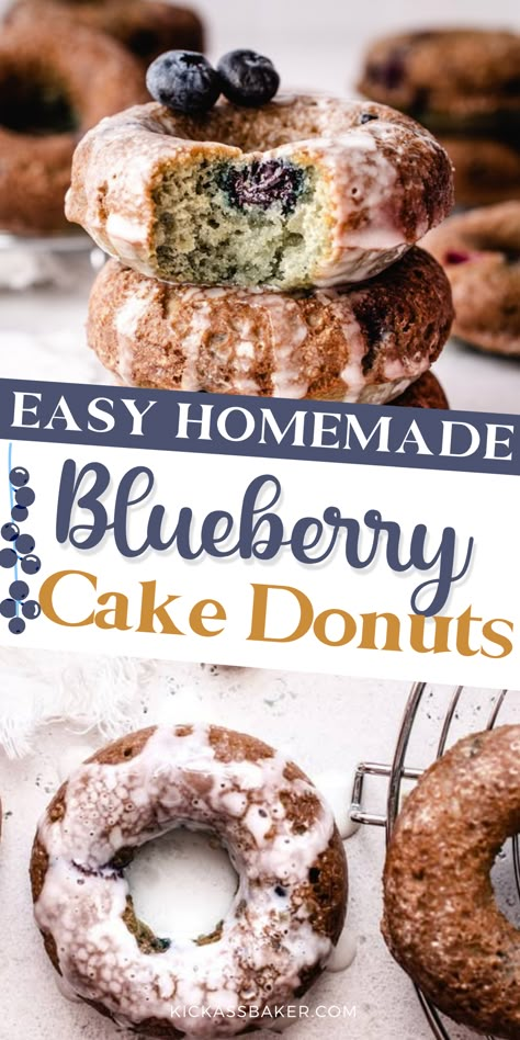 Homemade Blueberry Cake Donuts Recipe, Blueberry Cake Donuts Baked, Homemade Blueberry Donuts Recipe, Baked Blueberry Donut Recipe, Blueberry Donuts Baked, Sourdough Blueberry Donut Recipe, Blueberry Cake Donut Recipe, Baked Blueberry Cake Donut Recipe, Blueberry Donut Recipe