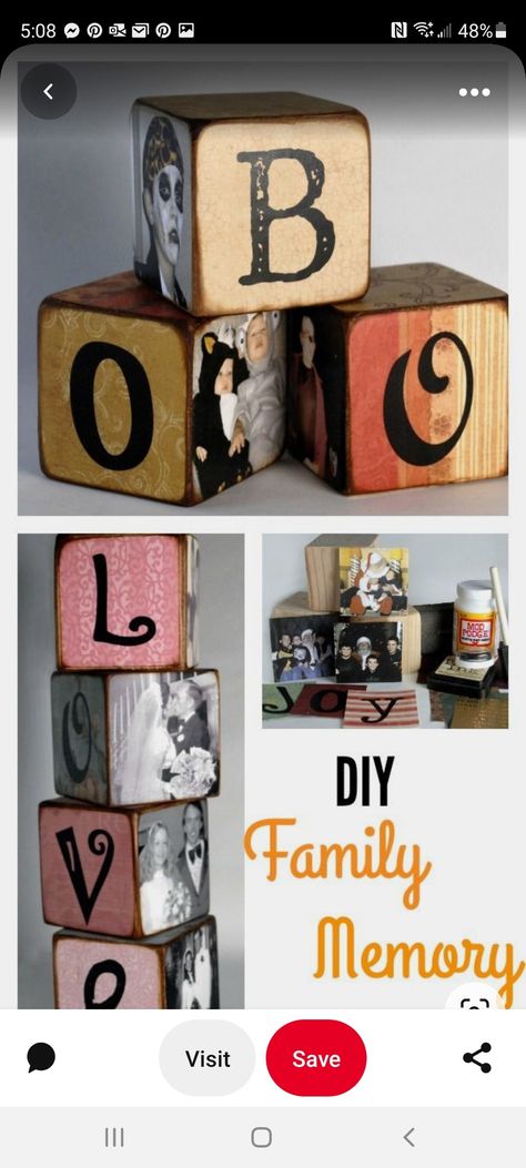 Square Blocks Wood, Wood Block Family Figures, Diy Dollar Tree Wooden Tray Ideas, Family Blocks Wooden Diy, Wooden Block Painting Ideas, Crafts With Wooden Blocks, Wooden Blocks Decor Craft Ideas, Alphabet Blocks Crafts, Letter Blocks Decor