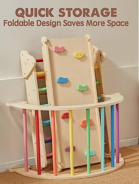 Pikler Storage, Diy Climbing Arch, Indoor Climbing Structures For Kids, Meals Postpartum, Pikler Triangle Activities, Baby Jungle Gym, Pikler Triangle Storage, Pikler Triangle Playroom, Toddler Indoor Playground