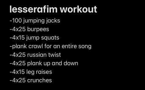 le sserafim workout Le Lesserafim Workout, Lesarafim Workout, Kazuha Lesserafim Ab Workout, Lesserafim Workout Plan, Lessafirm Workout Routine, Le Sserafim Ab Workout, Me Sserafim Workout, Le Ssefarim Workout, Le Sserafim Exercise