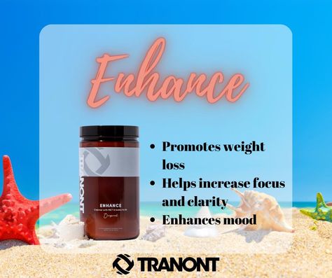 💥 INCREASES FOCUS AND CLARITY: 
Packed with extra amino acids and keto-friendly medium-chain triglycerides (MCT)-oil powder.  This increases energy and improved brain function. 
💥 PROMOTES WEIGHT LOSS:
Enhance has healthy triglyceride fats which encourage weight loss by increasing hormones in your body to promote a feeling of fullness. The MCT Oils in Enhance are digested easily; once they enter the bloodstream they help turn fat into energy that you and your brain can utilize! Coconut Oil Supplement Benefits, Best Hormone Balancing Supplements, Benefits Of Collagen Supplements, Mushroom Supplements Benefits Of, Bee Vitality Supplements, Reverse Aging, Collagen Benefits, Mood Enhancers, Improve Mood