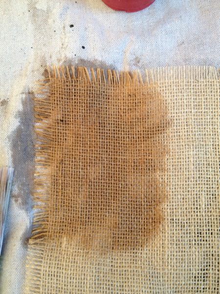 Aging or Greying Burlap, Our Fabric of Choice! How To Age Fabric, How To Grunge Fabric Primitive, Burlap Diy, Easiest Burlap, Burlap Ideas, Burlap Projects, Burlap Decor, The Curtains, Diy Burlap