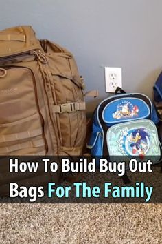 There are countless articles on how to make bug out bags, but what if you have to bug out with your spouse, kids, and other family members? Surviving Winter, Bug Out Bags, Survival Bag, Emergency Preparation, Emergency Prepping, Bug Out Bag, Survival Food, Go Bags, Camping Survival