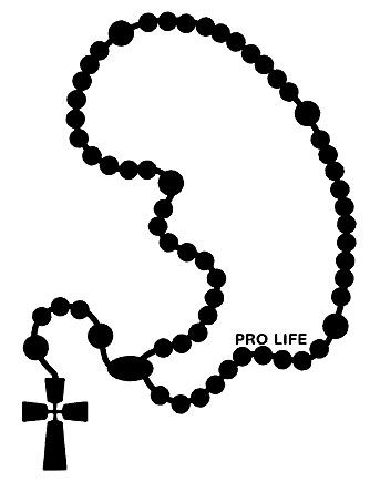 Rosary Rosary Tattoo Stencil Outline, Rosary Drawing Sketch, Rosary Tattoo Design Drawing, Rosary Beads Drawing, Rosary Outline, Rosary Svg Free, Bamboo Artwork, Respect Life, American Heritage Girls