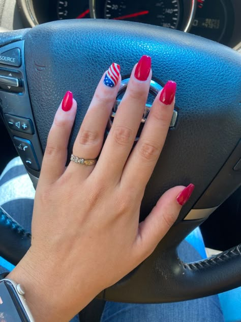 #4thofjulynails #redwhiteandblue Blue 4th Of July Nails, Square 4th Of July Nails, 4th Of July Nail Designs Almond Shape, Fourth Of July Nails Square, America Nails 4th Of July, 4th Of July Nails Short, Memorial Day Nails Acrylic, July 4 Nail Design, 4th Of July Nails Acrylic