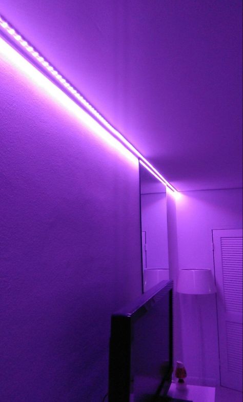 Car LED strip lights. 4pcs 48 USB LED Interior Lights, Multicolor Music Car Strip Light. Strip Lights, Led Strip, The Wall, Bedroom Ideas, Led Lights, Mirror, Led, Lighting, Bedroom