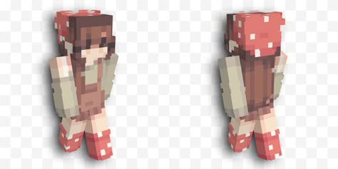 Minecraft Skins Female, Mushroom Outfit, Skin Mine, Minecraft Skins Aesthetic, Minecraft Structures, Aphmau Characters, Mc Skins, Easy Minecraft Houses, Minecraft Inspo