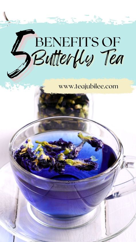 Blue Butterfly Tea, Magical Tea, Butterfly Tea, Low Calorie Drinks, Perfect Cup Of Tea, Blue Tea, Tea Benefits, Flower Tea, Butterfly Flowers