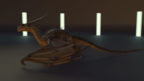 Dragon Walk Cycle, Truong CG Artist on ArtStation at https://www.artstation.com/artwork/PnlyL Dragon Walk Cycle, Walk Cycle Animation, Cycle Animation, Walk Cycle, Create Words, The Wings, To Work, Cycling, Walking