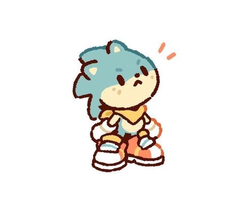 Cute Art Characters, Cute Sonic Art, Cute Cartoon Style, Cute Pfp Drawing, Dibujos Cute Aesthetic, Cute Doodles Wallpaper, Hedgehog Character Design, Cute Art Styles Aesthetic, Little Doodles To Draw