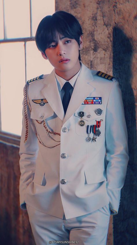 KIM TAEHYUNG 💕 Happy Birthday!!! / My edit :) V Bts Wallpaper, Taehyung Photoshoot, Kim Taehyung Funny, Kim Taehyung Wallpaper, Bts Korea, Military Uniform, V Taehyung, Daegu, Bts Bangtan Boy