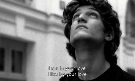 lostbeyondrepair: xo follower moi, la vie est belle et chacun... Regular Lovers, Louis Garrel, Cinema Quotes, French Cinema, Movie Lines, Film Quotes, Six Feet Under, Good Movies To Watch, Film Stills