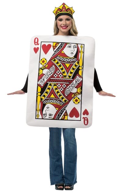 Queen Of Hearts Fancy Dress, King Of Hearts Costume, Queen Of Hearts Card, Card Costume, Great Costume Ideas, Pack Of Playing Cards, Hearts Playing Cards, Alice In Wonderland Characters, Hearts Card