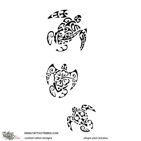 Nicole Tattoo, Turtles Tattoo, Daughters Tattoo, Unity Tattoo, Polynesian Tattoo Design, Tiki Tattoo, Turtle Tattoo Designs, Tattoo Machine Kits, Hibiscus Tattoo