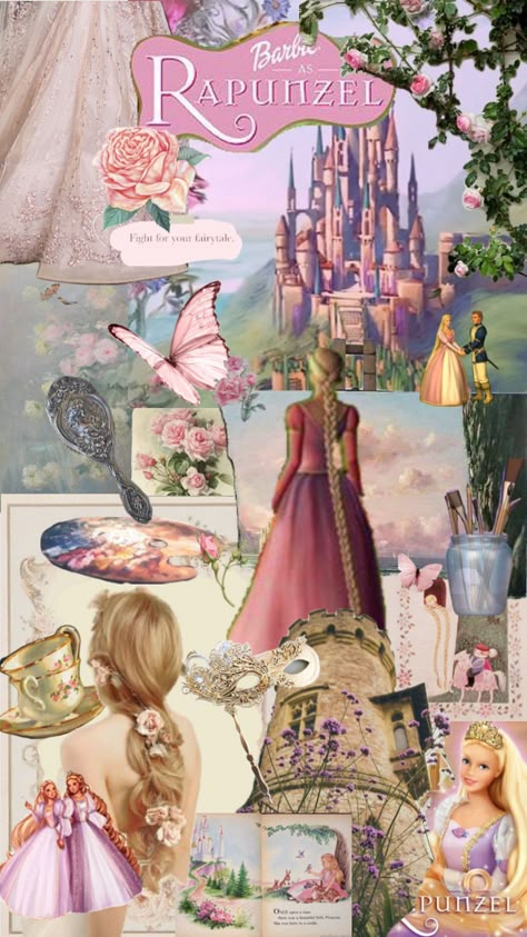 rapunzel 👸🏼♡︎ #rapunzel #rapunzelaesthetic #princess #barbie Barbie Nutcracker, Barbie Rapunzel, Gods Princess, Anna Disney, Barbie Drawing, Mermaid Wallpapers, Princess Wallpaper, Barbie Theme, Pretty Backgrounds