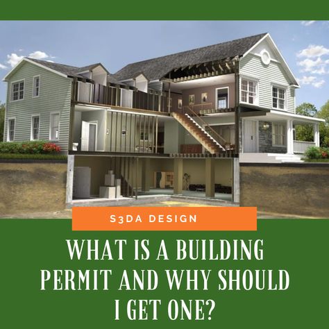 What is a Building Permit and why should I get one?  When you decide to undertake a home improvement project, you probably spend time considering style, color, and whether you’ll need to hire a contractor or architect.  But don’t forget one more, especially important step: Determining whether you will need a building permit from your city or county.  Click here to read more: https://s3da-design.com/what-is-a-building-permit-and-why-should-i-get-one/ Building Permit, Building Permits, Engineering Design, Home Improvement Projects, Design Development, Get One, Design Details, To Read, Home Improvement