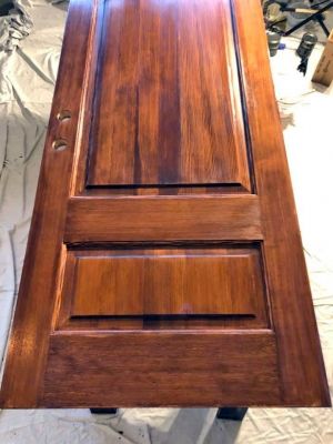 Furniture Design Ideas featuring Water Based Wood Stains | General Finishes Design Center Fir Doors, Stained Front Door, Water Based Wood Stain, Franklin Homes, Front Door Styles, Furniture Design Ideas, Wood Stains, General Finishes, Water Based Stain