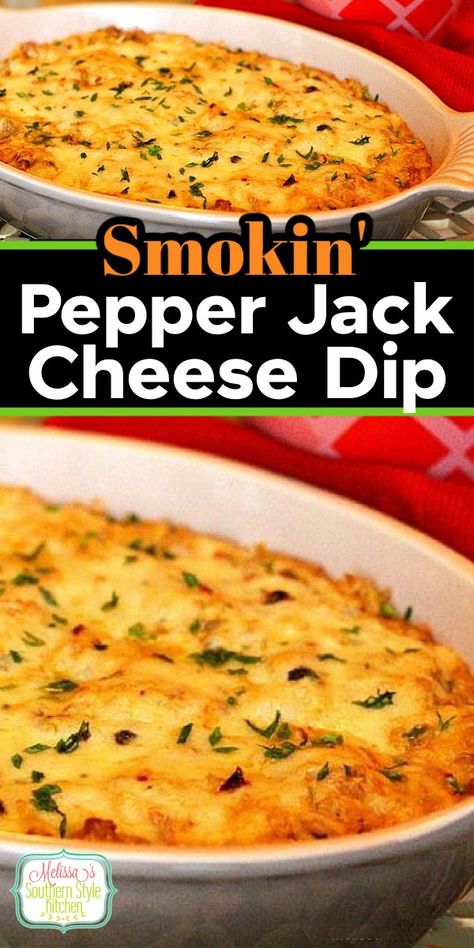 Smokin Pepper Jack Cheese Dip Pepper Jack Cheese Dip, Cheesy Appetizer, Salsa Recipes, Cheese Dip Recipes, Delicious Appetizer Recipes, Dip Recipes Easy, Pita Chips, Pepper Jack Cheese, Favorite Comfort Food