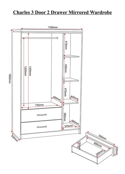 Fitted Wardrobe Interiors, Closet Design Plans, Small Dressing Rooms, Fitting Rooms, Wardrobe Dimensions, Minimalist Furniture Design, Clothes Drawer, Closet Design Layout, Wardrobe Interior Design