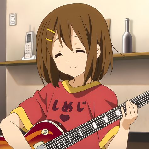 𝒌-𝒐𝒏! Yui K-on Icon, K On Pfp, Hello Kitty Boy, Pfp Irl, K-on Icons, Yui Hirasawa, K On, Alien Stage, Art Tools Drawing