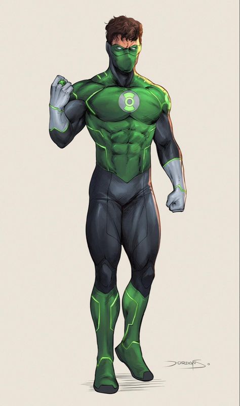 Green Lantern Suit Concept, Green Lantern Oc Male, Green Lantern Design, Nature Superhero, Green Lantern Concept Art, Green Lantern Redesign, Jordan Design, Green Lantern Hal Jordan, Hal Jordan