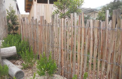 Stick Fence, Wattle Fence, Climbing Trellis, Fence Screening, Erosion Control, Pool Fence, Wire Fence, Fence Ideas, Green Wood