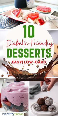 Sugar Free Desserts Easy, Low Sugar Desserts, Sugar Free Baking, Sugar Free Recipes Desserts, Desserts Keto, Breakfast Low Carb, Healthy Recipes For Diabetics, Low Carb Low Sugar, Low Carb Dessert