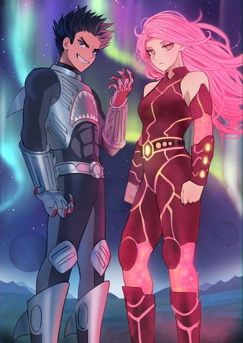 Sharkboy And Lavagirl, Cartoon As Anime, Superhero Characters, Long Bodycon Dress, Superhero Design, Cartoon Character Design, Superhero Art, Disney Fan Art, Cartoon Shows